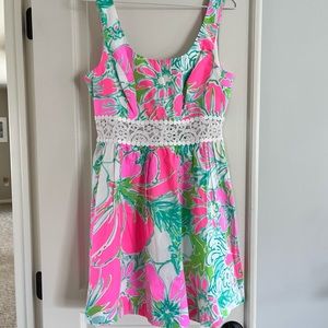 Lilly Pulitzer Rosemarie Dress in Don’t Give A Cluck, NWT, Never Worn, Size 6